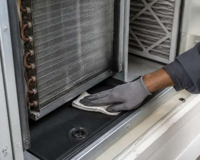 Air Handling Unit coils inspection and maintenance