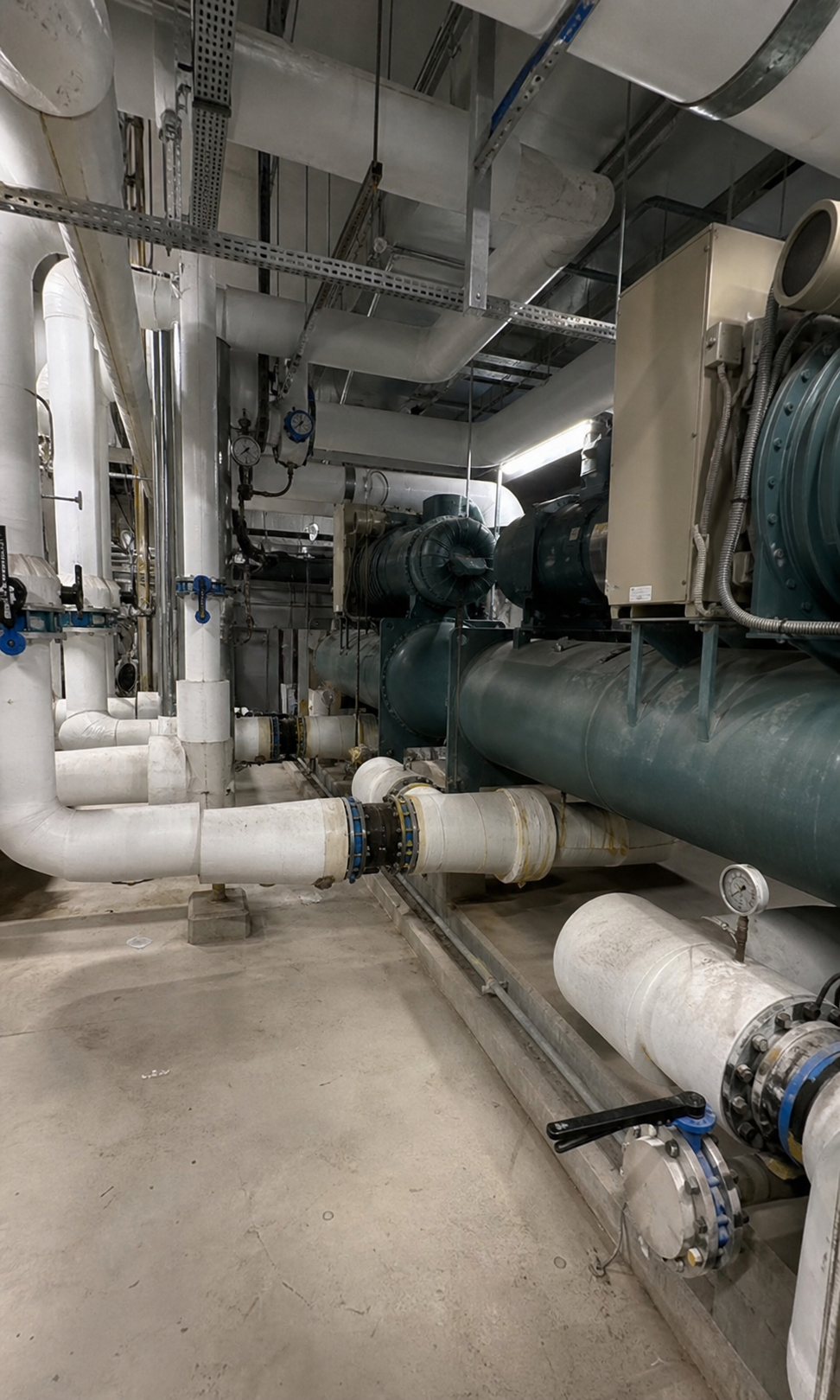 Commercial chiller water system