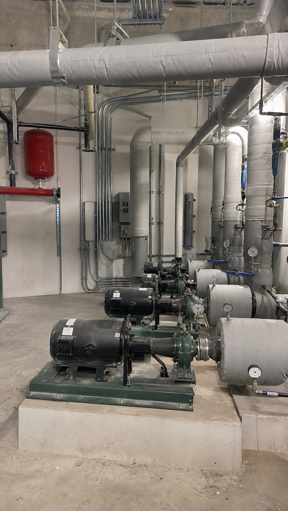 Chilled water system temperature checks