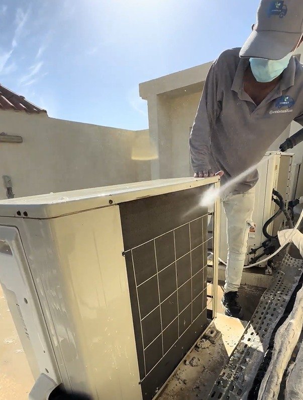 Airflow-path inspection after duct cleaning