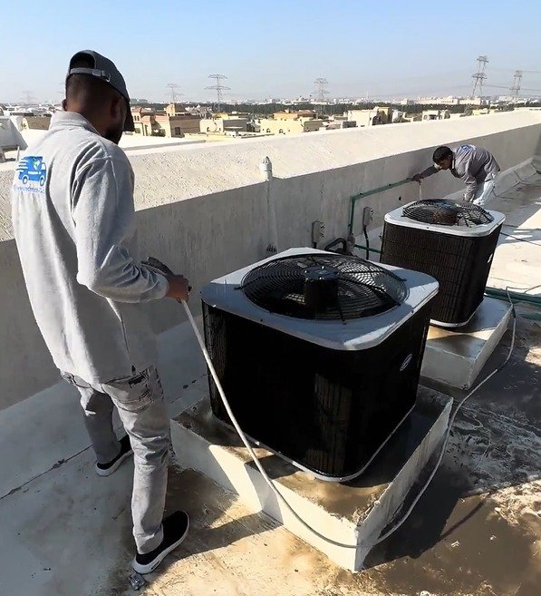 Completed duct and hood cleaning and installation