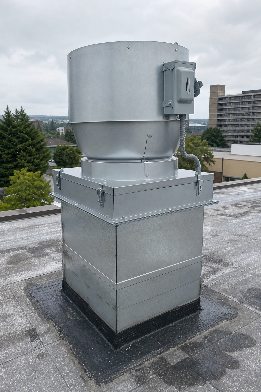 Exhaust air ventilation system