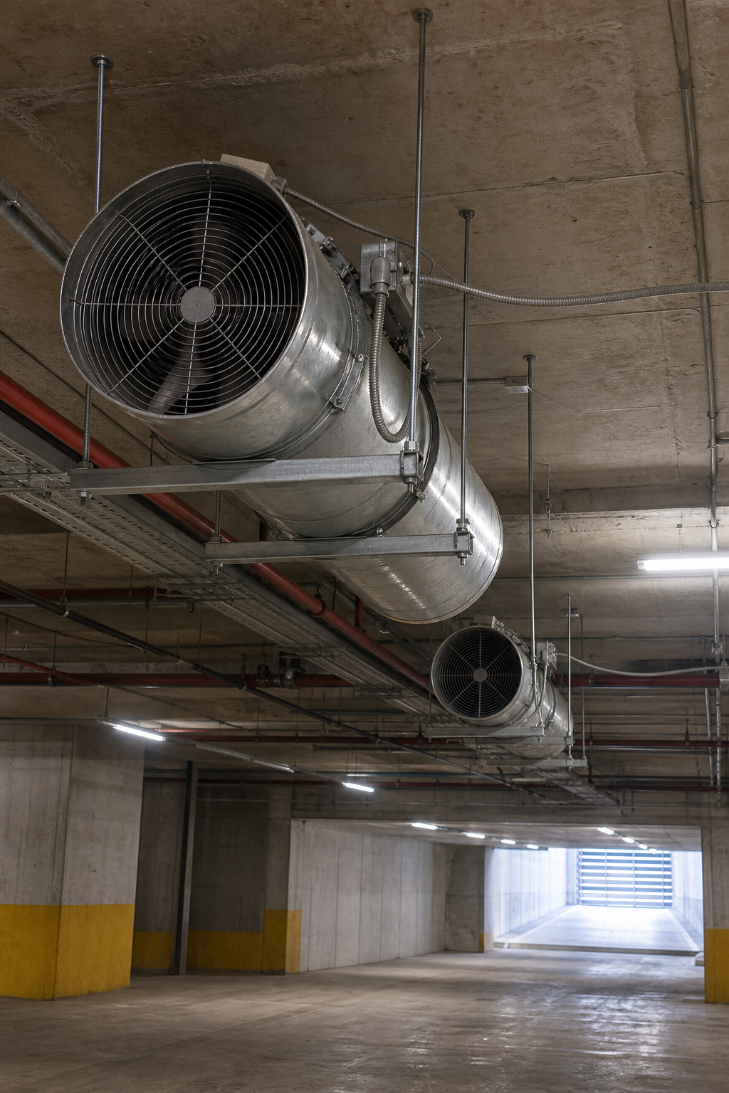 Airflow extraction test and pressure control verification