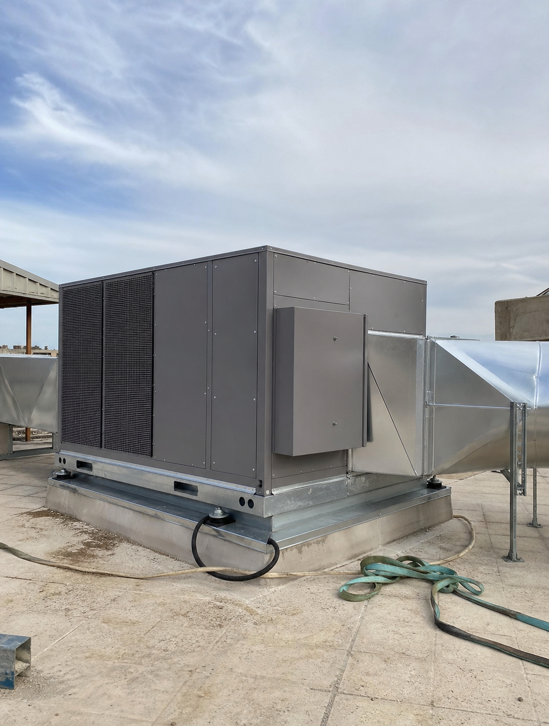 Testing package unit electrical controls and air delivery