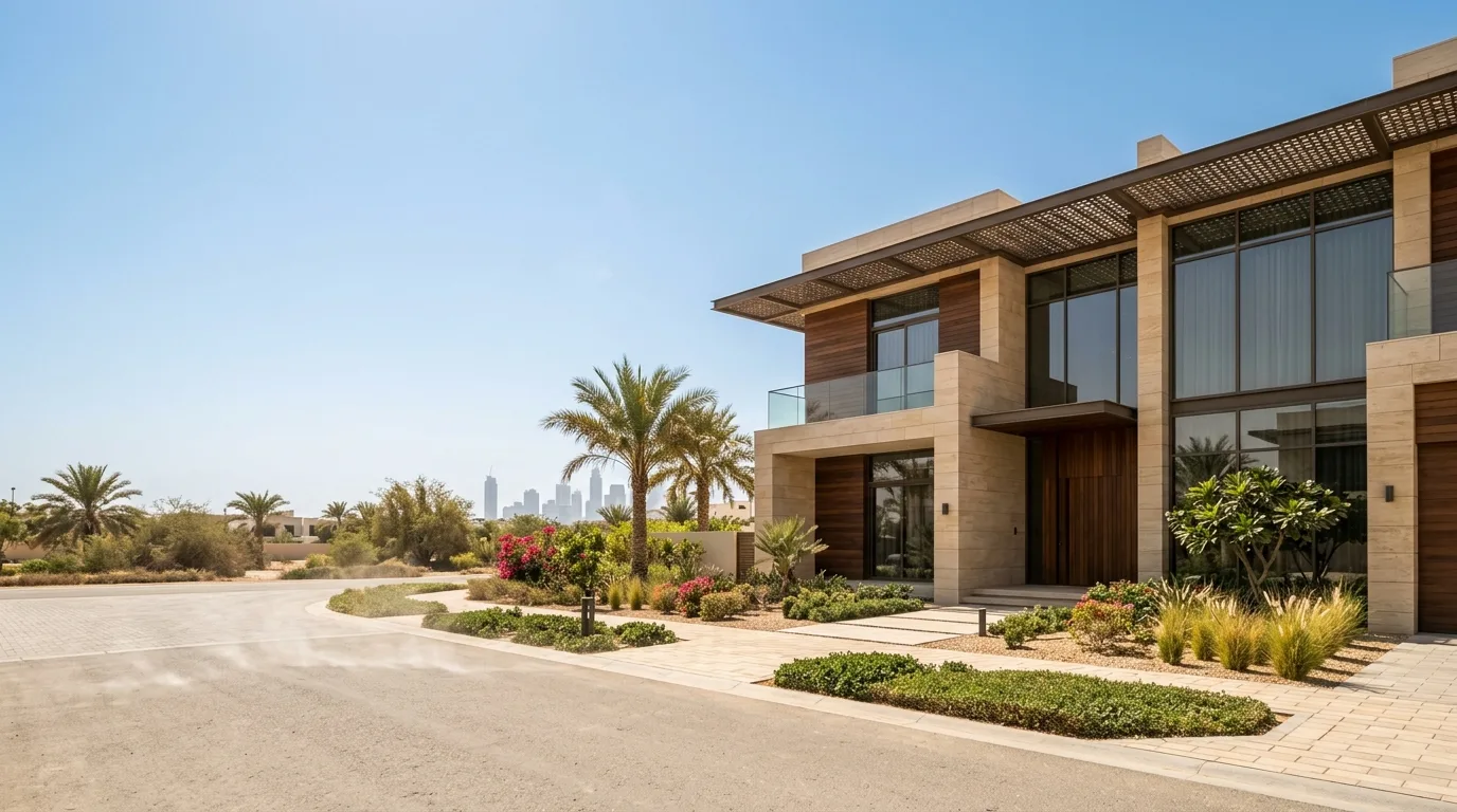 Contemporary UAE villa exterior
